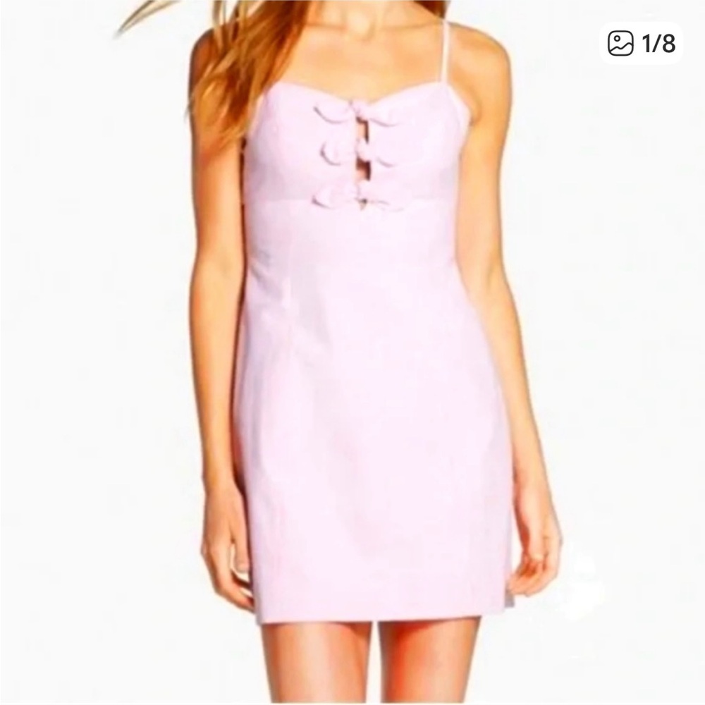 Lilly Pulitzer Petra dress pink seersucker stripe
